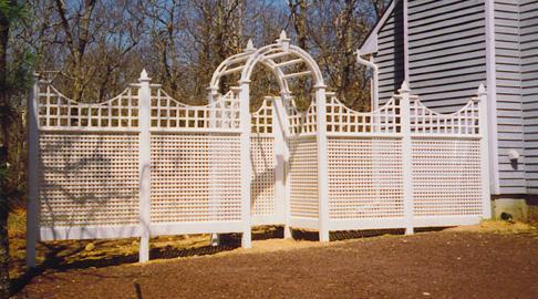 LaFayette Garden Arbor Model #13 Privacy Lattice Fence
