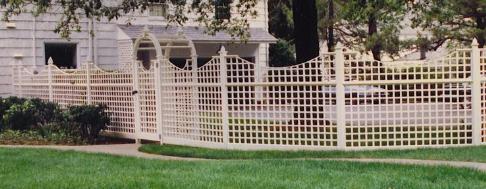 LaFayette Garden Arbor  Model #12 Trellis Fence