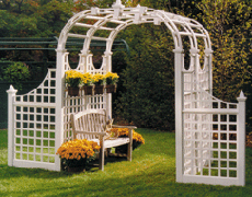 Extended LaFayette Garden Arbor Model #80