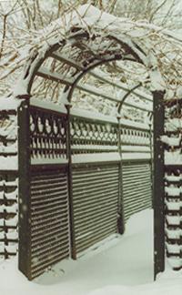 LaFayette Garden Arbor-Winter