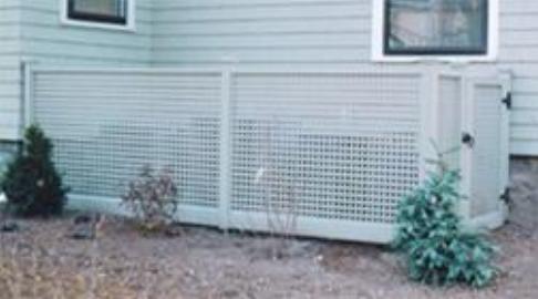 Privacy Lattice  Enclosurer Fence
