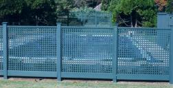 Privacy Lattice Pool Fence