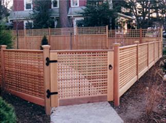 Privacy Lattice Fence with Gate