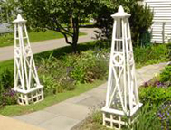 Obelisks garden path way